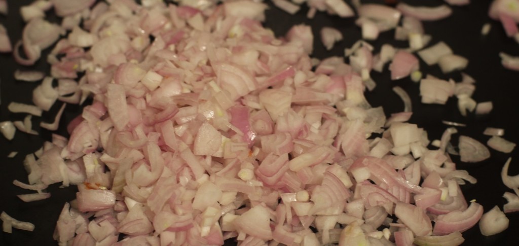 Onions frying off