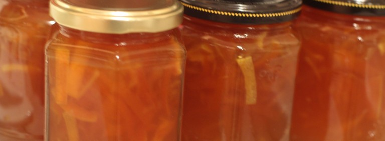 Orange and ginger marmalade